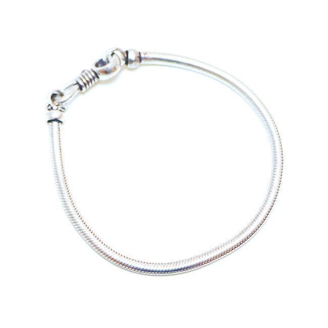 Bracelet chaîne snake en argent 60% - Inde 011