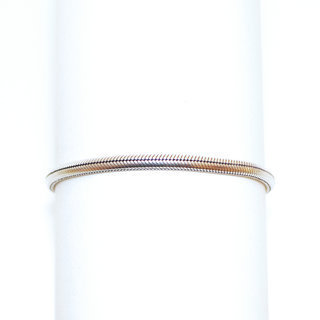 Bijoux Indiens Ethniques bracelet chaine snake homme femme serpent argent mix cuivre rond - Inde 008 b