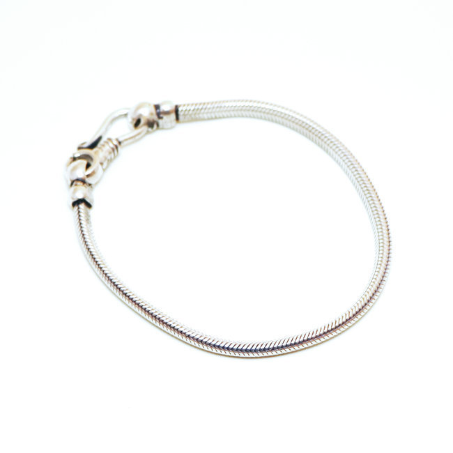 Bracelet chaîne snake en argent 60% - Inde 008