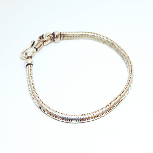 Bracelet chaîne snake en argent 60% - Inde 009