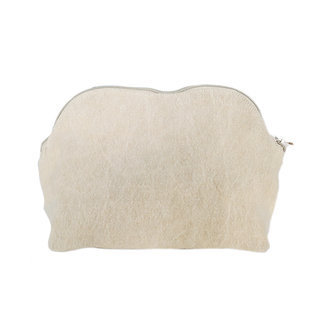 Pochette Trousse  Maquillage en coton Mode Tendance Tarara Beige Camel - Ethiopie Dana Esteline 012