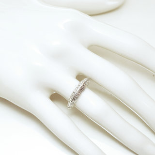 Bijoux ethniques touareg bague anneau-alliance en argent 925 homme femme fine angle grave  - Niger 135 b