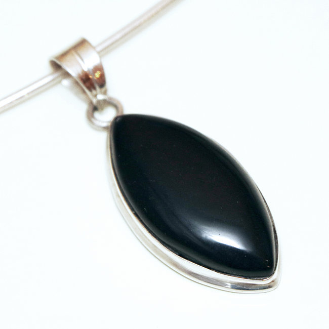 Pendentif en argent 925 et Onyx - Inde 147