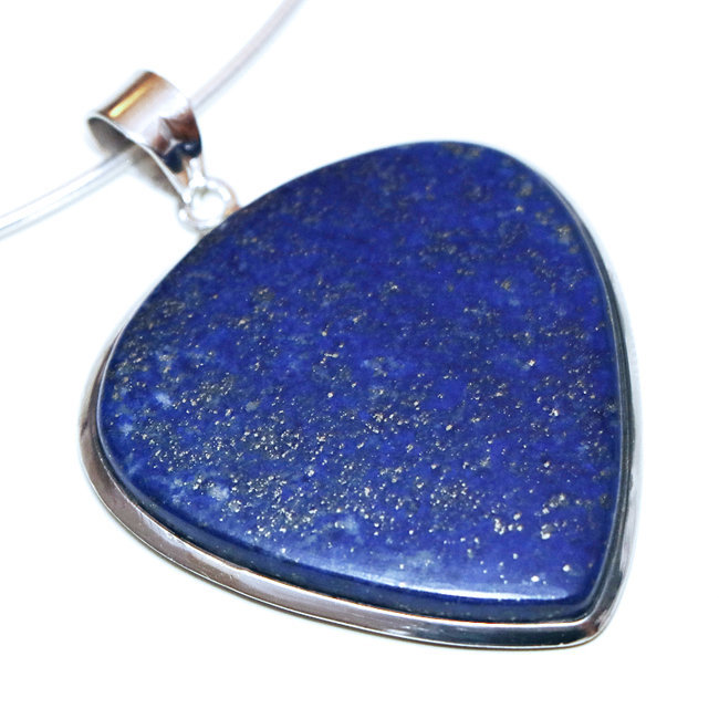 Pendentif goutte en argent 925 et Lapis-Lazuli - Inde 165