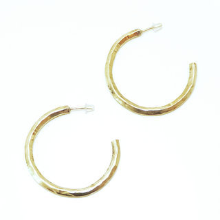 Bijoux ethniques cotemporains boucles d'oreilles croles femmes marteles peul fulani bronze dor or - Mali 082 c