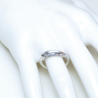 Bijoux ethniques touareg berbres bague en argent 925 massif anneau-alliance homme femme fine angle grave duo - Niger 240 b