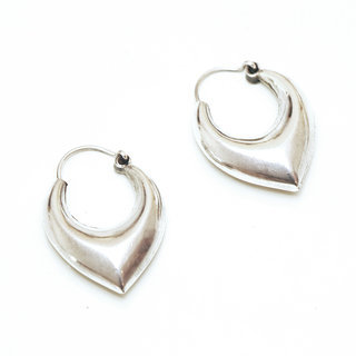 Bijoux ethniques indiens boucles d'oreilles en argent 925 femme Croles npalaise - Npal 025a