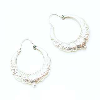 Créoles Argent Femme Hypoallergéniques - Tailles 32/45/58/68 Mm, Ovale, Placage Argent 925, Sans Nickel