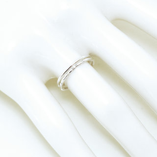 Bijoux touareg ethniques bague en argent 925 massif anneau alliance fine duo massif de phalange femme homme contemporaine design grave - Niger 246 c