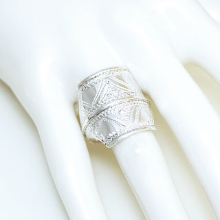 Bijoux ethniques touareg berbres bague en argent 925 massif personnaliss femme homme chevalire carre large grave gravures artisanale - Niger 294 b