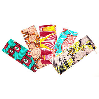 Pochette cadeau bijoux en tissu sac africain wax emballage ide homme femme pour anniversaire, nol, saint-valentin boite longue - Mali POLO008 a