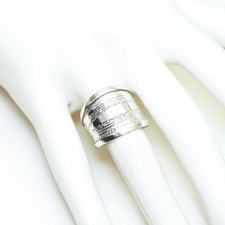 Bijoux ethniques touareg bague berbres en argent 925 femme homme berbre personnalise bandeau large grave gravure artisanale - Niger 340 b