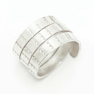 Bijoux ethniques Africains bague spirale grave large peul fulani bronze argent argent femme homme rglable ajustable - Mali 008 a